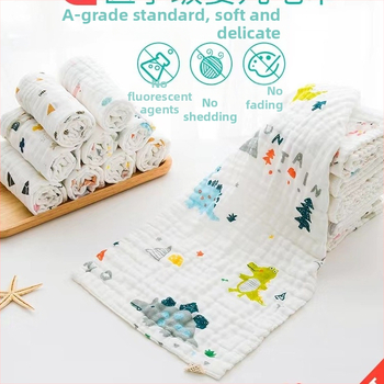 5-dielna sada bavlnených utierok s bubnovou priadzou na intímnu hygienu, 100% bavlna, savosť 11–15 s, mäkké pre bábätká