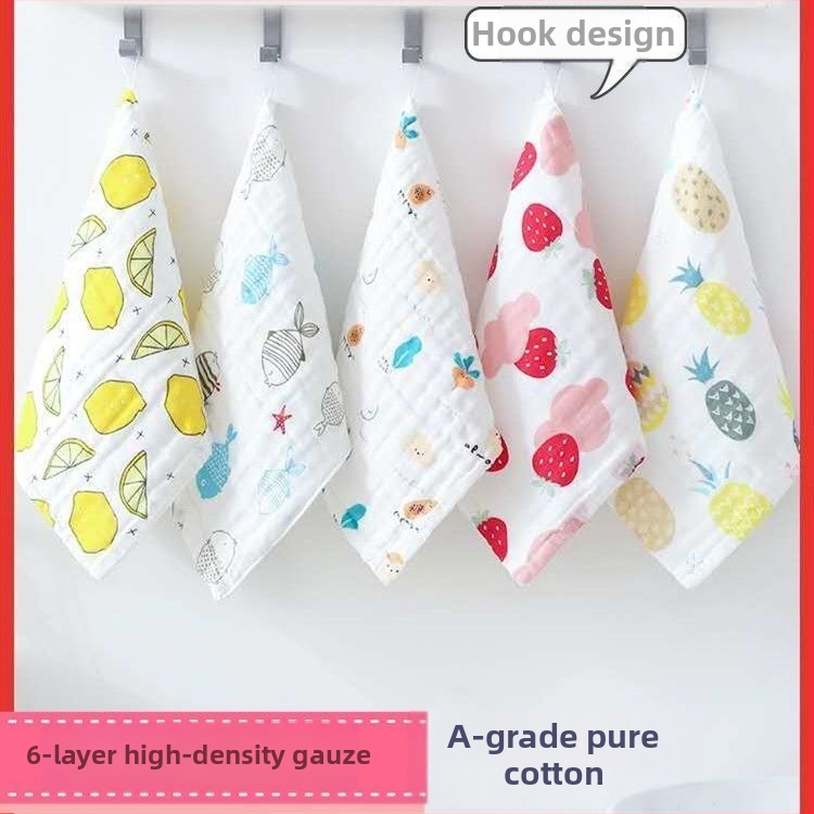 5-dielna sada bavlnených utierok s bubnovou priadzou na intímnu hygienu, 100% bavlna, savosť 11–15 s, mäkké pre bábätká