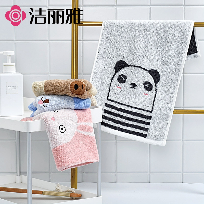 Grace бебешка кърпа за лице от 100% памук - мека и попивна, с карикатурен дизайн, тъкан с prawa основа, тегло 50-80 г, 32s прежда