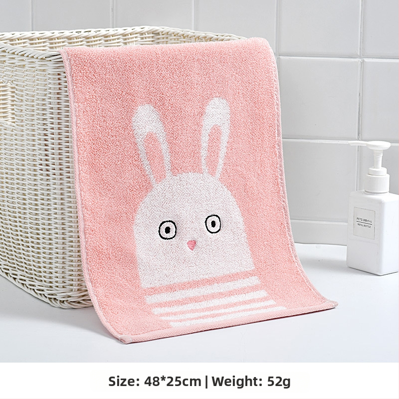 Grace бебешка кърпа за лице от 100% памук - мека и попивна, с карикатурен дизайн, тъкан с prawa основа, тегло 50-80 г, 32s прежда