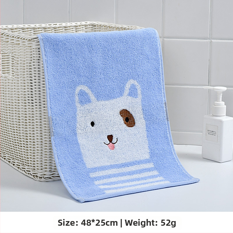 Grace бебешка кърпа за лице от 100% памук - мека и попивна, с карикатурен дизайн, тъкан с prawa основа, тегло 50-80 г, 32s прежда