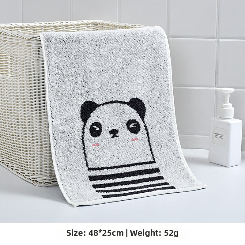 Grace бебешка кърпа за лице от 100% памук - мека и попивна, с карикатурен дизайн, тъкан с prawa основа, тегло 50-80 г, 32s прежда