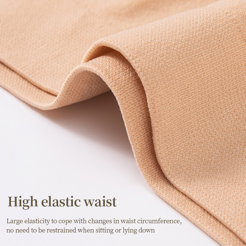 Tehotenské bezšvové nohavičky s vysokým pásom, priedušný nylon