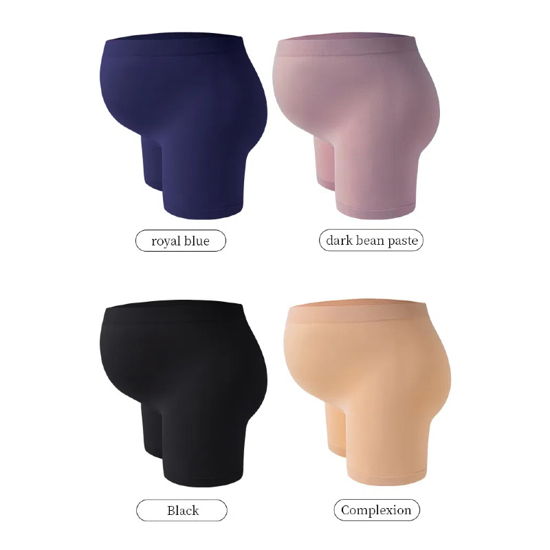 Tehotenské bezšvové nohavičky s vysokým pásom, priedušný nylon