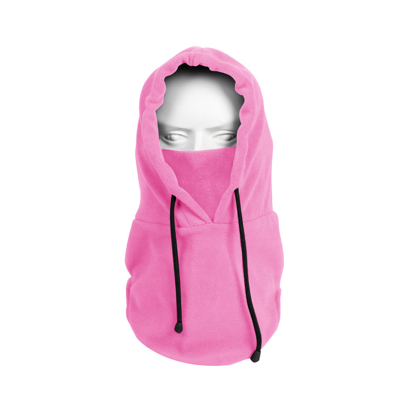 Maska na jazdu na bicykli z polar fleece a spandexu, vetruodolná a teplá, vysoká elasticita, úplné krytie tváre, pre lyžovanie a cyklistiku.