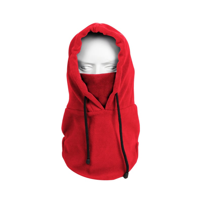 Maska na jazdu na bicykli z polar fleece a spandexu, vetruodolná a teplá, vysoká elasticita, úplné krytie tváre, pre lyžovanie a cyklistiku.