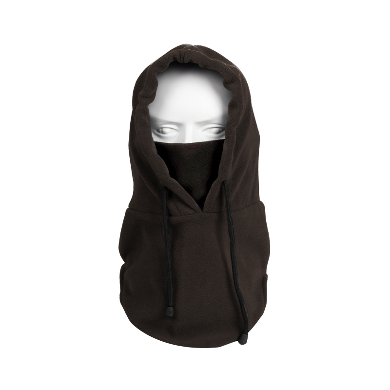 Maska na jazdu na bicykli z polar fleece a spandexu, vetruodolná a teplá, vysoká elasticita, úplné krytie tváre, pre lyžovanie a cyklistiku.