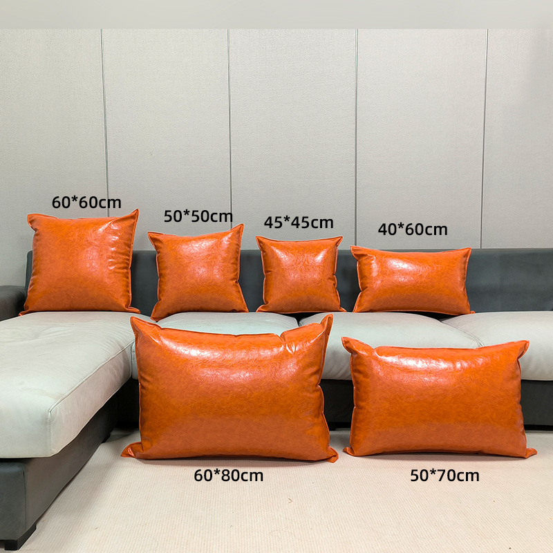 Red zhuo polyesterový obal na vankúš, moderný minimalistický štýl, bez vnútorného vyplnenia