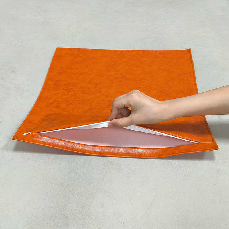 Red zhuo polyesterový obal na vankúš, moderný minimalistický štýl, bez vnútorného vyplnenia