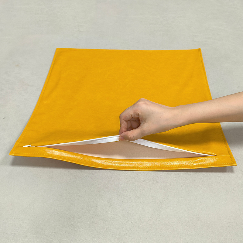 Red zhuo polyesterový obal na vankúš, moderný minimalistický štýl, bez vnútorného vyplnenia