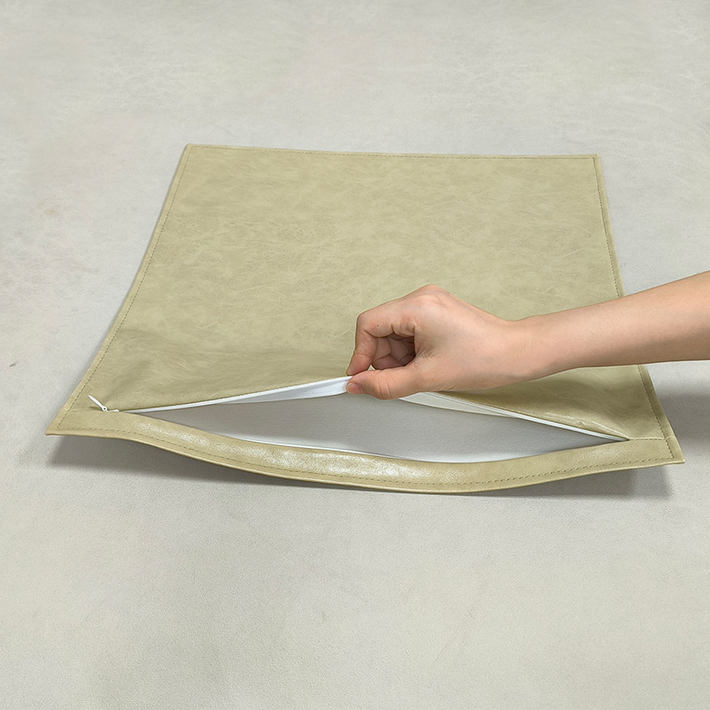 Red zhuo polyesterový obal na vankúš, moderný minimalistický štýl, bez vnútorného vyplnenia