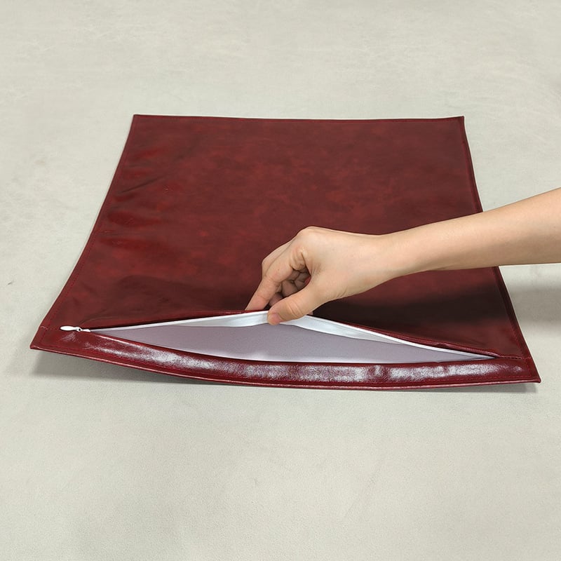 Red zhuo polyesterový obal na vankúš, moderný minimalistický štýl, bez vnútorného vyplnenia