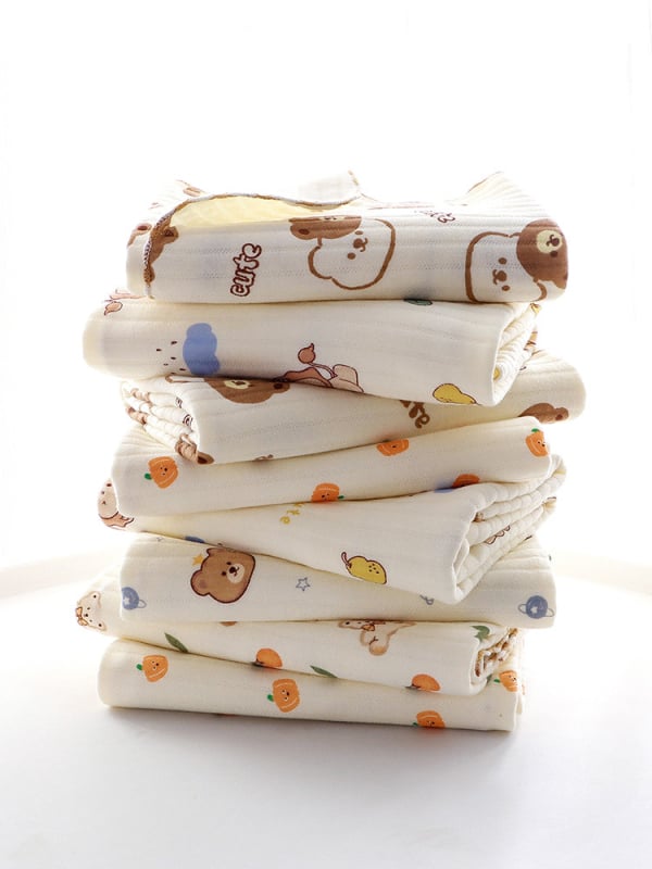 Wrap din bumbac pentru nou-născuți – all-season, cu modele animale, dungi și desene animate