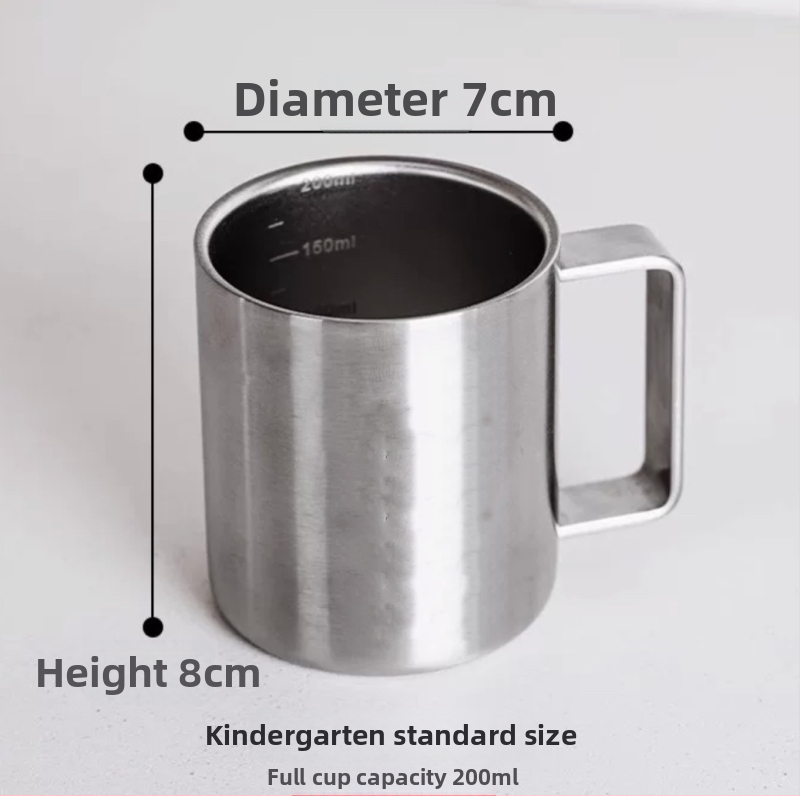 Nerezový hrnček s viečkom – dvojvrstvový izolačný cestovný hrnček