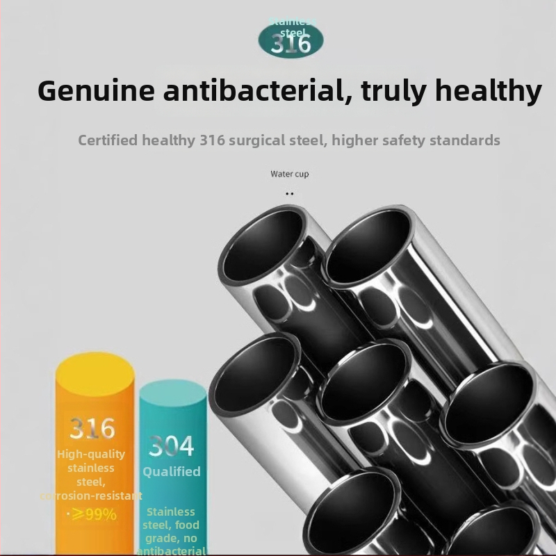 Nerezový hrnček s viečkom – dvojvrstvový izolačný cestovný hrnček