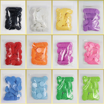 Műanyag tanító chippek számoláshoz – kerek üres tokenek osztálytermi tanuláshoz és óvodai jutalmazáshoz