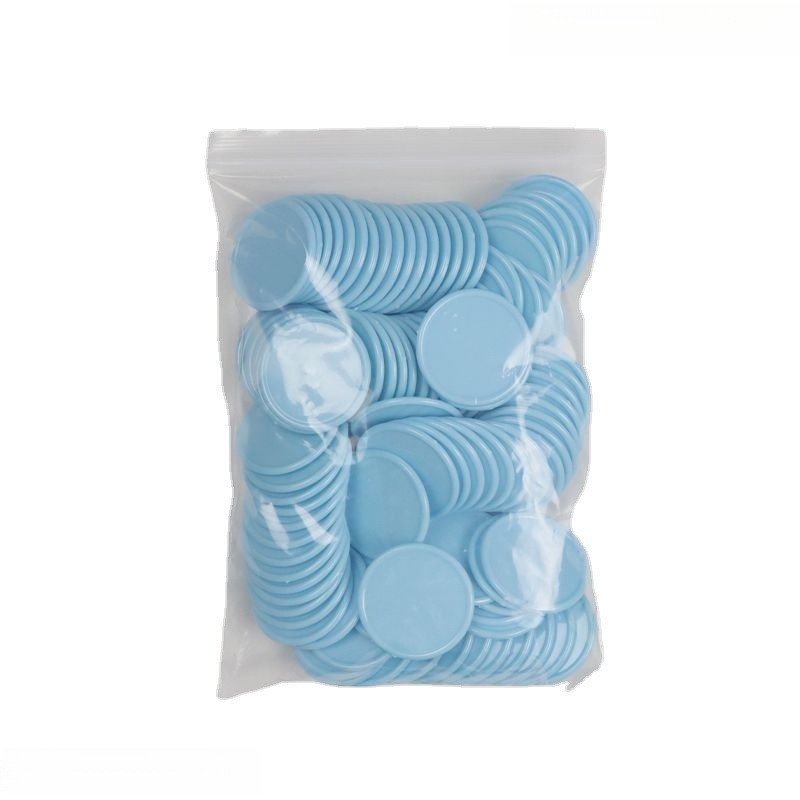 Műanyag tanító chippek számoláshoz – kerek üres tokenek osztálytermi tanuláshoz és óvodai jutalmazáshoz