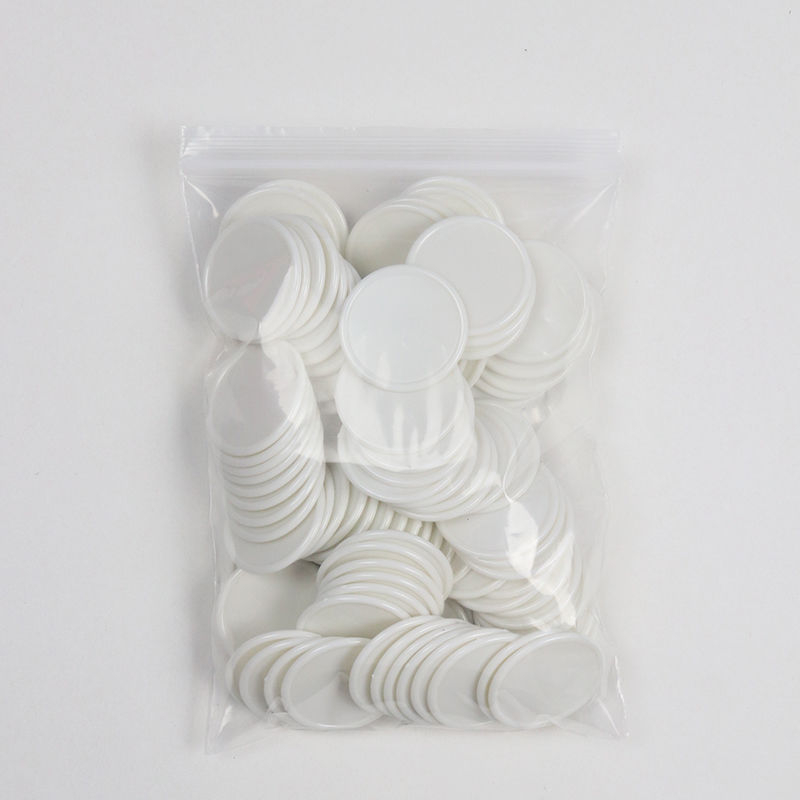 Műanyag tanító chippek számoláshoz – kerek üres tokenek osztálytermi tanuláshoz és óvodai jutalmazáshoz