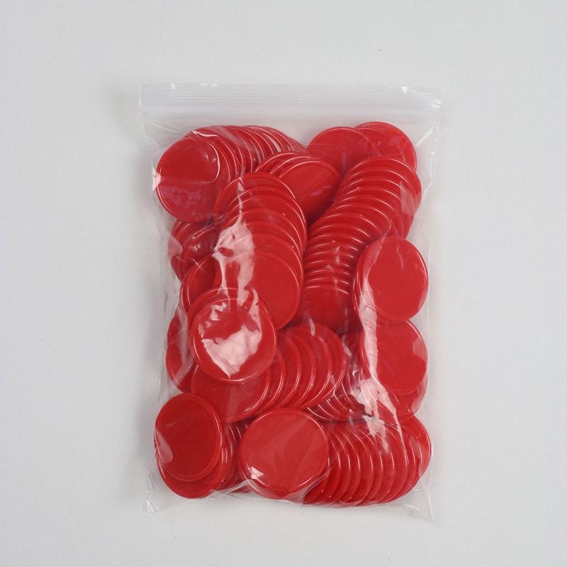 Műanyag tanító chippek számoláshoz – kerek üres tokenek osztálytermi tanuláshoz és óvodai jutalmazáshoz