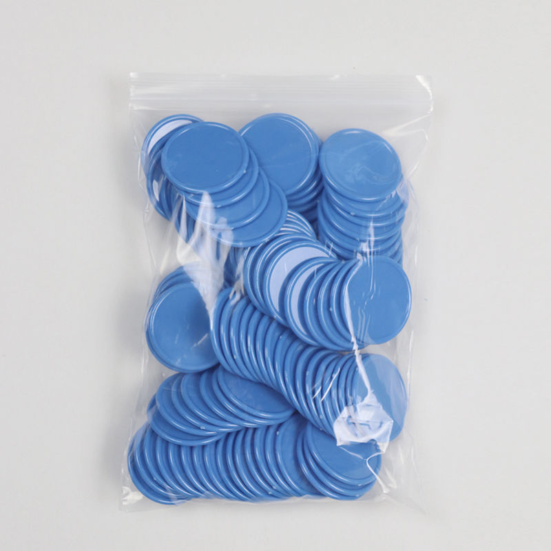 Műanyag tanító chippek számoláshoz – kerek üres tokenek osztálytermi tanuláshoz és óvodai jutalmazáshoz