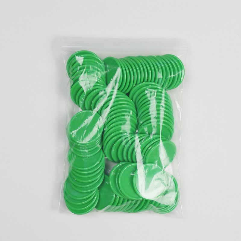 Műanyag tanító chippek számoláshoz – kerek üres tokenek osztálytermi tanuláshoz és óvodai jutalmazáshoz