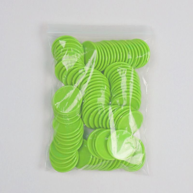 Műanyag tanító chippek számoláshoz – kerek üres tokenek osztálytermi tanuláshoz és óvodai jutalmazáshoz