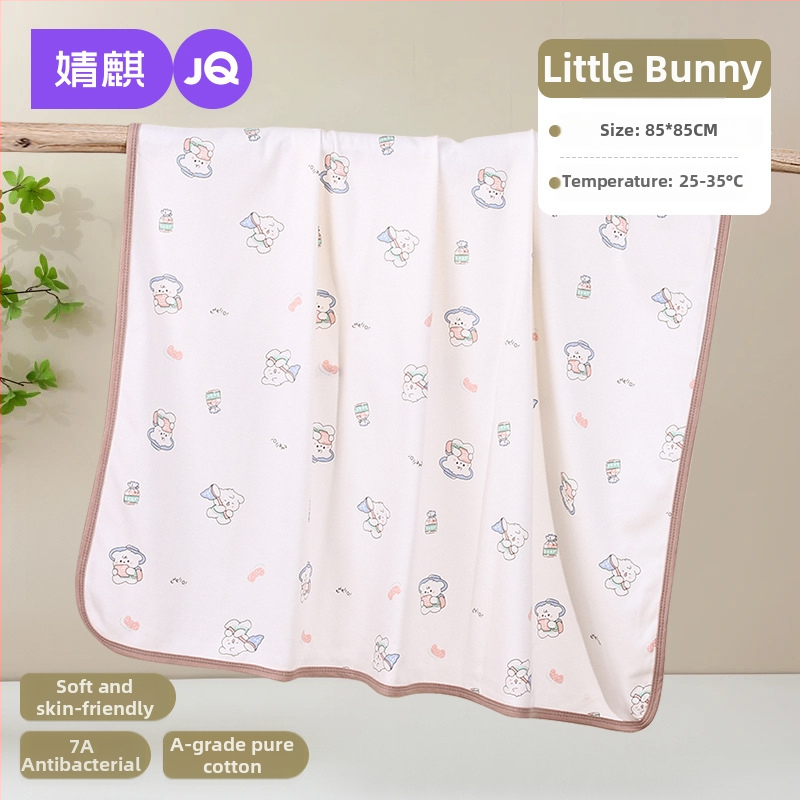 Zavinovacia prikrývka pre novorodencov, bavlna 95%+, vzor zvierat, Bezpečnostná trieda A, pre vek 0–12 mesiacov (do 80 cm)