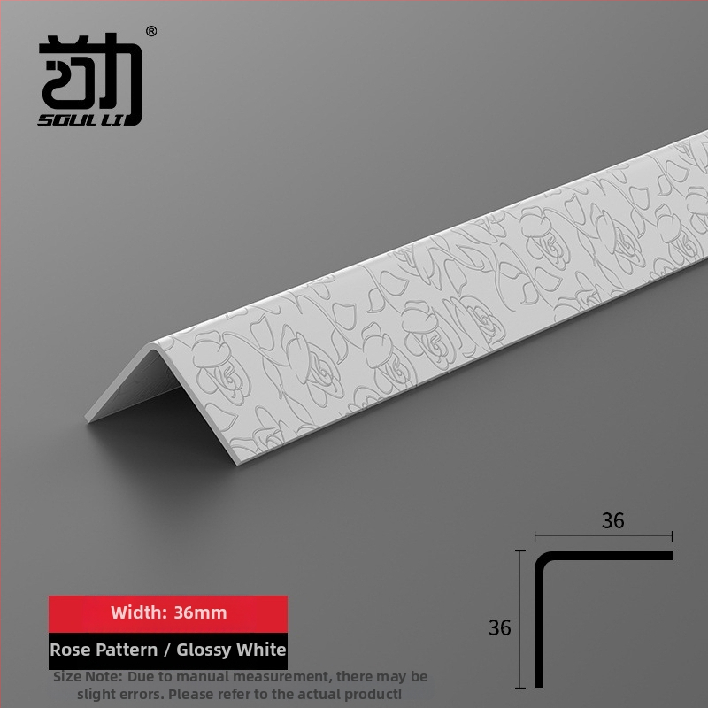 PVC ochranné rohy, samolepiace ochranné pásky proti nárazu, Strength HJT003, pôvod Yiwu, 1 balenie