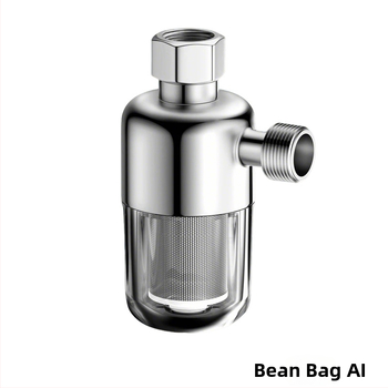 Elektrický predfilter pre ohrievač vody, nerezová oceľ, prívody vody pre ohrievač, práčku, toaletu a sprchu, odstraňovanie chlóru a zabránenie usadzovaniu, automatické plnenie vody