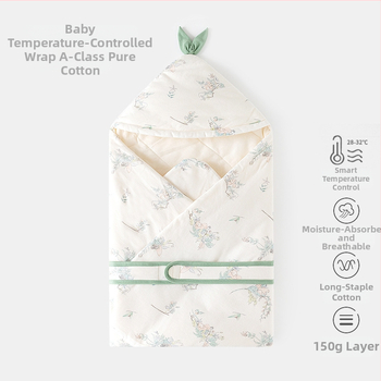 Zavinovačka na objatie pre novorodencov — bavlna, výplň z polyesteru, vhodná pre jar, jeseň a zimu, pre novorodencov (0–12 mesiacov), s motívmi zvierat alebo kreslených postáv