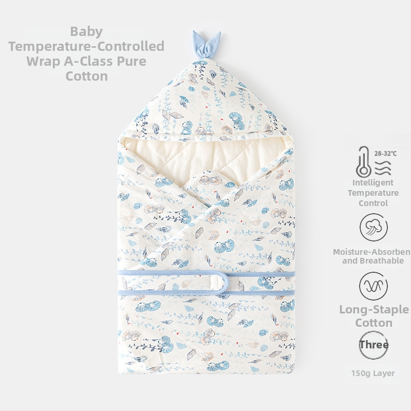 Zavinovačka na objatie pre novorodencov — bavlna, výplň z polyesteru, vhodná pre jar, jeseň a zimu, pre novorodencov (0–12 mesiacov), s motívmi zvierat alebo kreslených postáv