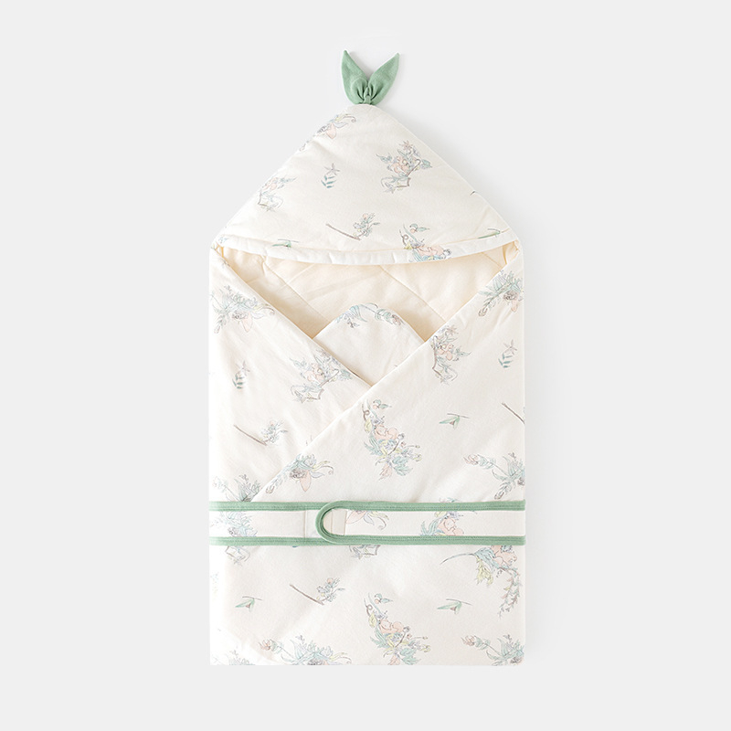 Zavinovačka na objatie pre novorodencov — bavlna, výplň z polyesteru, vhodná pre jar, jeseň a zimu, pre novorodencov (0–12 mesiacov), s motívmi zvierat alebo kreslených postáv