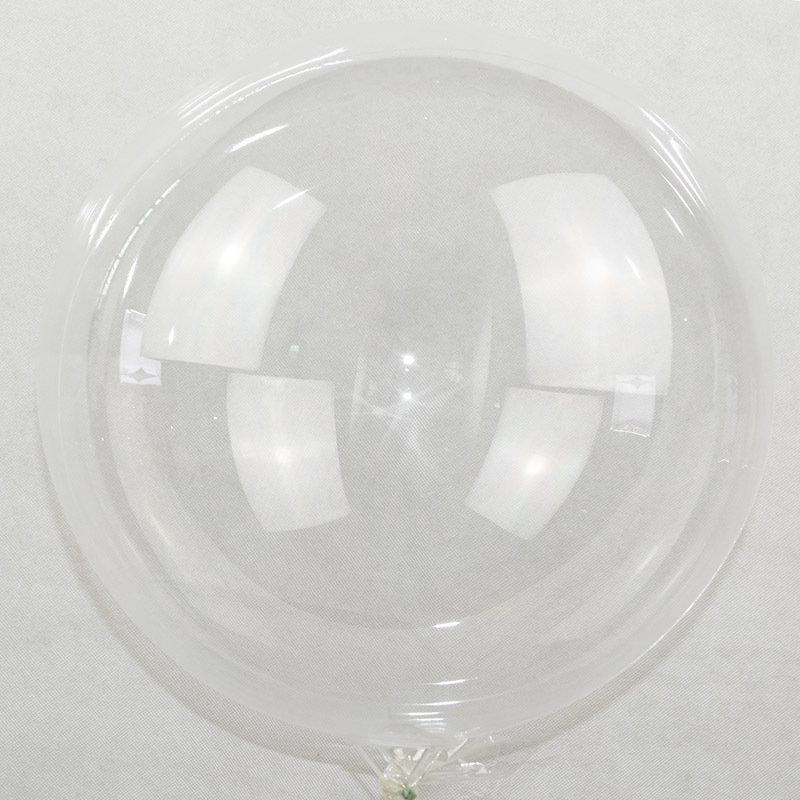 Tingren Bobo set balona – PVC, valoviti baloni, okrugli oblik, ispisano logo, dekor s cvijećem
