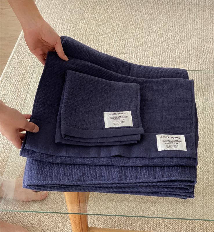 Бебешка кърпа за баня и лице – японски стил, чист памук, нишка 21s, 200 g+, мека на допир