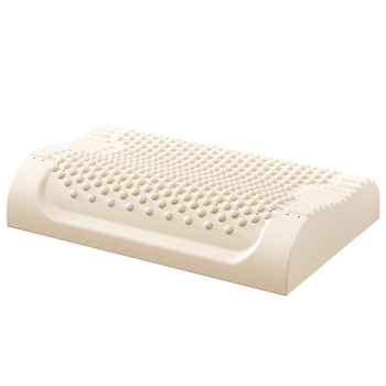 Vankúš z prírodného latexu s vlnitým tvarom, obsah latexu ≥90%, poťah z polyesteru, značka Half dark moon