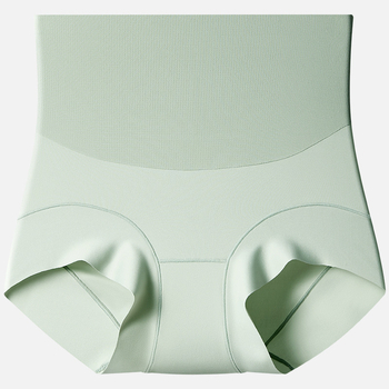 Дамски безшевни бикини с висока талия за контрола на корема, нейлонова основна материя, 100% памучна част в интимната зона, дишащи и антибактериални