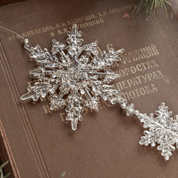 Ornamente din zăpadă acrilică, pentru bradul de Crăciun – Accesorii decorative de Crăciun, Brand Gangheng, Cod produs APYX610, Material: Plastic, Stiluri: Korean, European, European and American, Stil rafinat