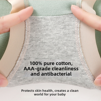 Tehotenské spodné prádlo z modalu, nízky pás, podpora bruška, farebný blok vzor, pletené šortky (Modal 90–95%, Bavlna 100%, Tkanina 50 count)