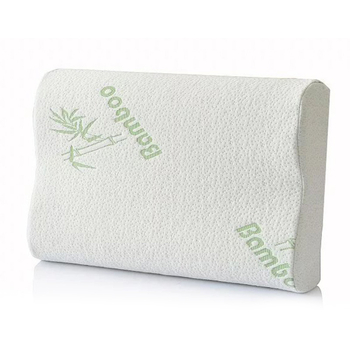 Atminties putų pagalvė su bambuko pluoštu – stačiakampė kaklo atrama su bangų dizainu, lėtas atsistatymas, pritaikomas apdorojimas