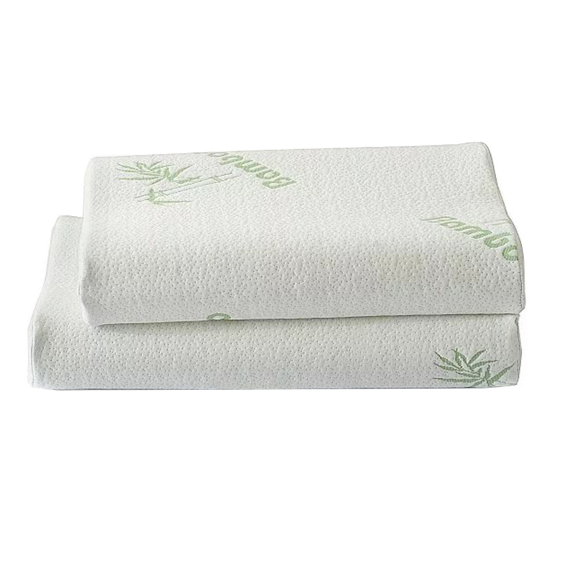 Atminties putų pagalvė su bambuko pluoštu – stačiakampė kaklo atrama su bangų dizainu, lėtas atsistatymas, pritaikomas apdorojimas