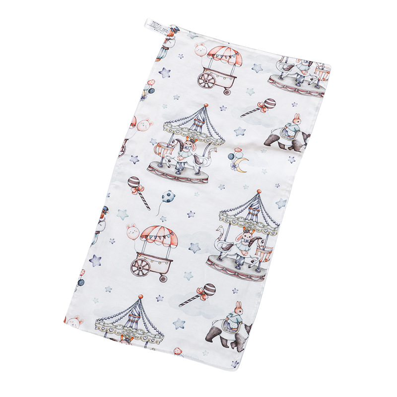 Žínka na tvár pre novorodencov z bambusovej priadze s motívom kresleného, 40-count vlákna, 42 g, absorpcia 0–5 s