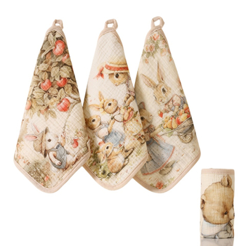 Detská utierka na sliny, štvorvrstvová bavlnená gáza, absorbujúca, pre deti 0–3 roky, Bezpečnostná trieda A