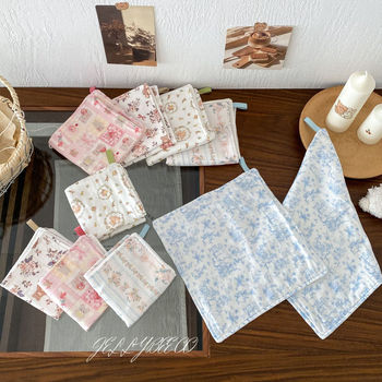 Nordický štvorcový uterák pre bábätká – gáza, 40 count, combed yarn, 25 g