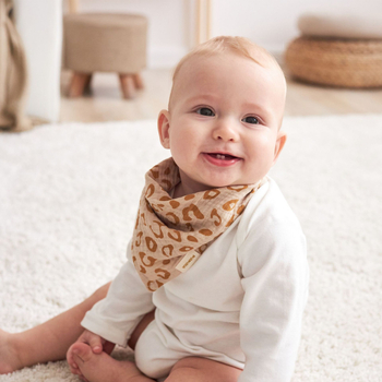 Slinový šál pre batoľatá, gáza, 100% bavlna, potlačený vzor, pre vek 1–3 rokov