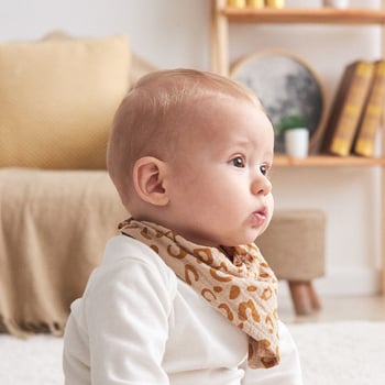 Slinový šál pre batoľatá, gáza, 100% bavlna, potlačený vzor, pre vek 1–3 rokov