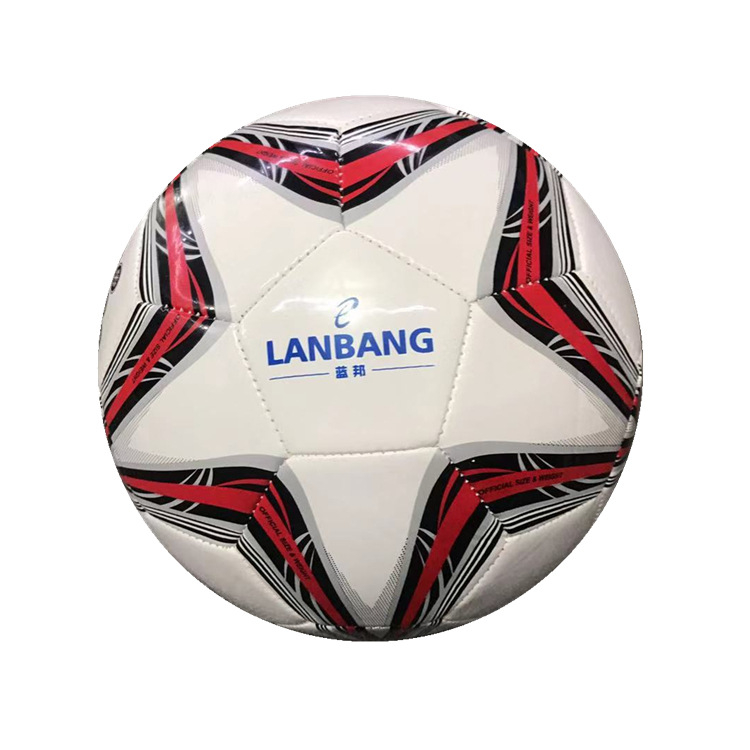 Blue Bang футболна топка за училищни тренировки и състезания - PVC, машинно пришита