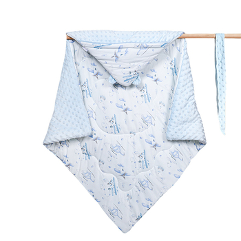 Пелена за завиване за новородени, дебела и ветроустойчива, тегло 0.55–1.0 кг, за пролет и есен