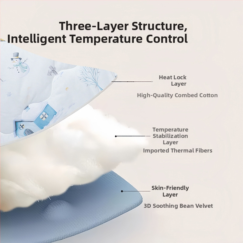Naujagimio vyniojimo pledas, storas ir vėją atspari, svoris 0,55–1,0 kg, pavasaris ir ruduo