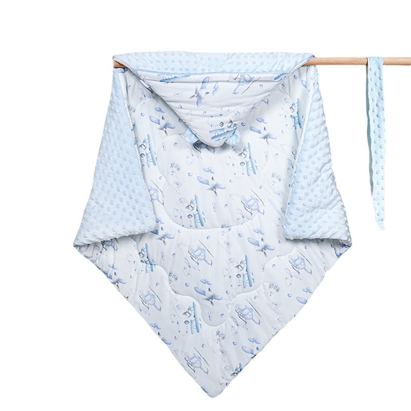 Пелена за завиване за новородени, дебела и ветроустойчива, тегло 0.55–1.0 кг, за пролет и есен