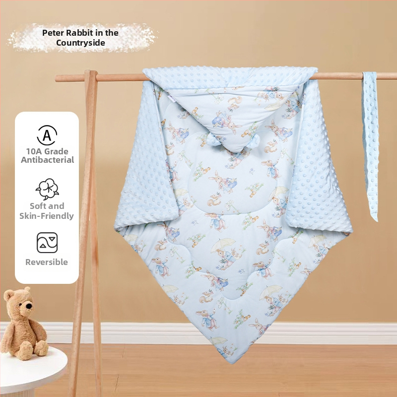 Пелена за завиване за новородени, дебела и ветроустойчива, тегло 0.55–1.0 кг, за пролет и есен